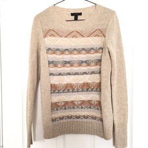 J. Crew Jacquard-Stitch Fair Isle Nordic Sweater